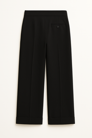 High-Waisted Wide Leg Gurkha Pants – Black